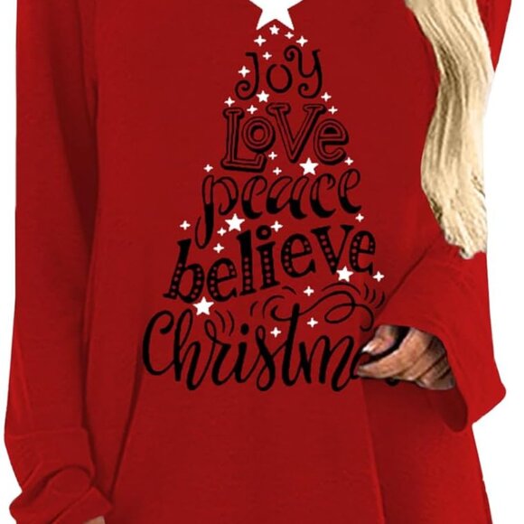 Breathable Polyester Spandex Tunic Top - Ideal for Fall & Winter Fashion - Picture 1 of 6